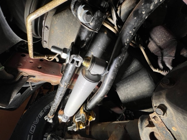 KOR-2022 Dual Steering Stabilizer Kit: WJ Grand Cherokee ONLY