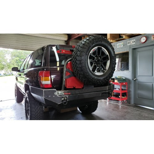 WJ Grand Cherokee Rear Bumper WITH Tire Carrier and Rotopax Carrier