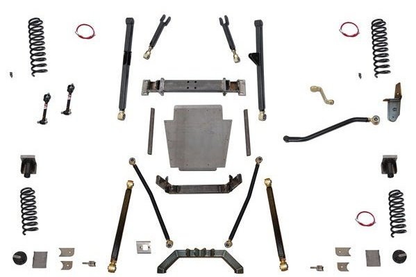 Clayton Off-Road Jeep XJ Cherokee Long Arm Lift Kit W/ Rear Coil Conversion 1984-2001