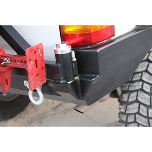 ROCK HARD 4X4™ PATRIOT SERIES REAR BUMPER WITH TIRE CARRIER FOR JEEP GRAND CHEROKEE ZJ 1993 - 1998