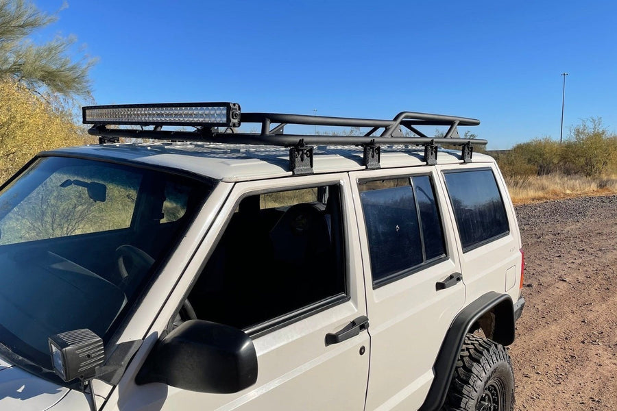 Gutter Mount XJ Jeep Cherokee Safari Roof Rack - Free US Shipping