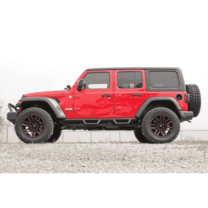 Rough Country Jeep Wrangler JL Fabricated Drop Steps | 4-Door FREE SHIPPING TO LOWER 48