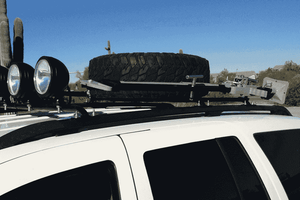 Jeep Grand Cherokee WJ Roof Mounted Tire Carrier Free US Shipping