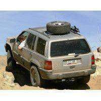 Jeep Grand Cherokee ZJ Roof Mounted Tire Carrier 5.2 and 4.0 models only Free US Shipping