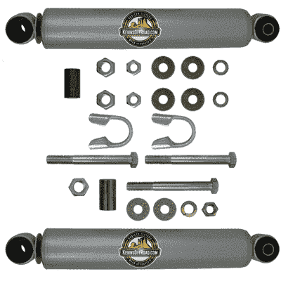 KOR-2022 Dual Steering Stabilizer Kit: WJ Grand Cherokee ONLY