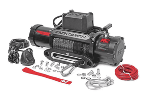 Rough Country 12000lb Pro Series Electric Winch with Clevis Hook